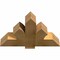 Ekena Millwork Redmond Rough Sawn Timber Gable Bracket, Western Red Cedar, 36"W x 23"H x 6"D x 6"F, 15/12 Pitch GBW036X23X0606RED00RWR - alternate 5